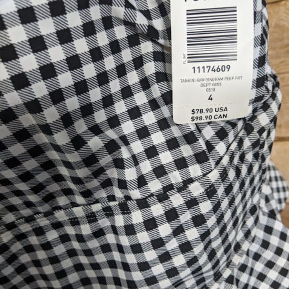 TORRID Gingham Tankini Top 4X NWT - Picture 8 of 8